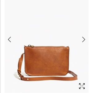 Madewell The Simple Crossbody purse brown leather